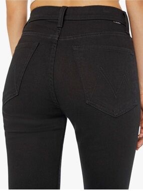 MOTHER Tomcat Ankle Jeans in Black (pictures show light but they are black)